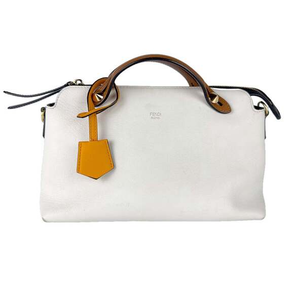 Fendi Handbags - FENDI Brown Leather Shoulder Bag